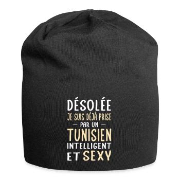 Désolée déjà prise par un Tunisien sexy - Bonnet en jersey - noir - Devant