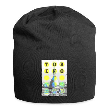 Turin Turin Turin Italie Ville Skyline Vacances Amour - Bonnet en jersey - noir - Devant