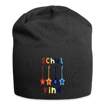 Schulkind ABCD Rockgitarre T shirt - Jersey-Beanie - Schwarz - Vorne