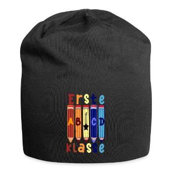 1. Klasse Rockgitarre Schulbeginn T shirt - Jersey-Beanie - Schwarz - Vorne
