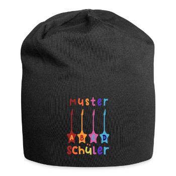 Musterschüler ABCD Rockgitarre T shirt - Jersey-Beanie - Schwarz - Vorne