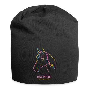 Ride Proud - Jersey-Beanie - Schwarz - Vorne