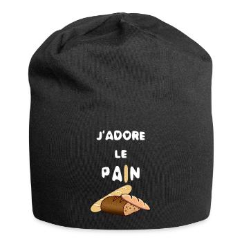 pain baguette - Bonnet en jersey - noir - Devant