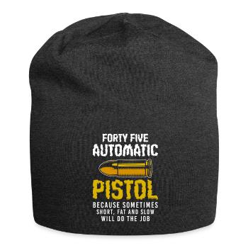 Tir sportif de chasse au fusil de chasse au pistolet - Bonnet en jersey - charbon - Devant