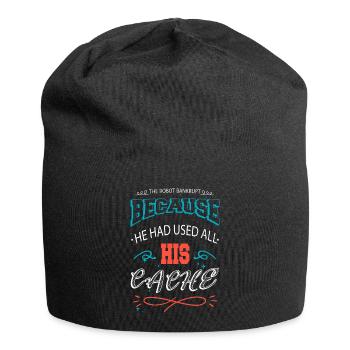 christmas pajama this christmas frc automatic - Jersey Beanie - black - Front