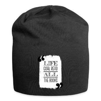 green book lover comics fun geek a time lover - Jersey Beanie - black - Front