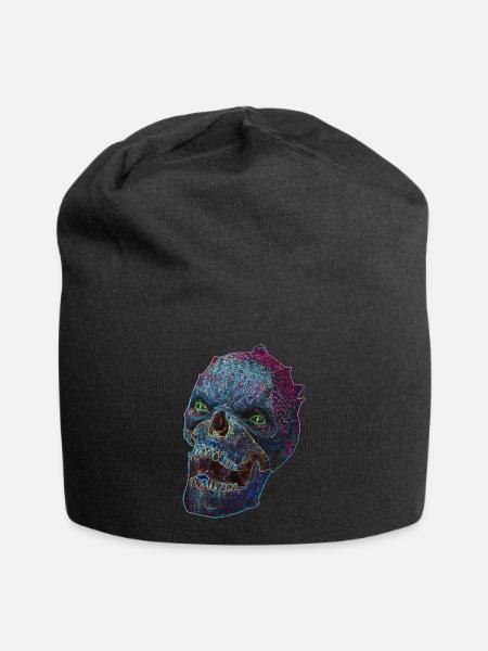 Halloween Gruselmonster - Jersey-Beanie - Schwarz