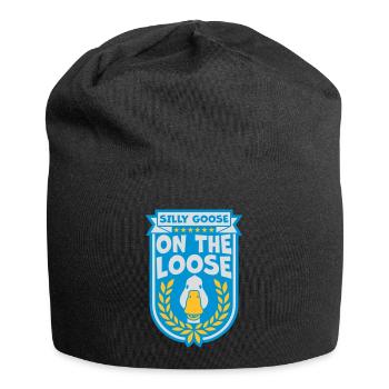 goose on the loose - Jersey Beanie - black - Front