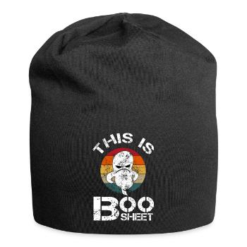 This is Boo Sheet - Halloween Kostüm Idee - Jersey-Beanie - Schwarz - Vorne