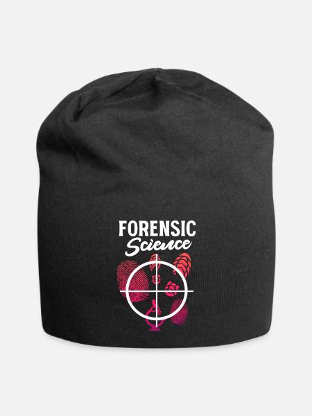 Sciences judiciaires – Psychologue criminel - Bonnet en jersey - noir