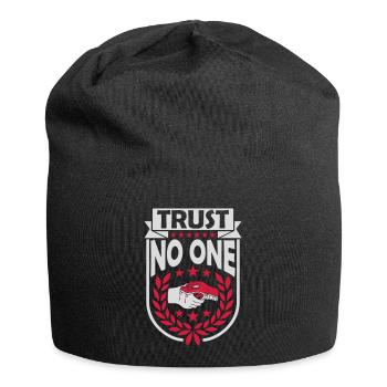ne faites confiance à personne pour ne citer - Bonnet en jersey - noir - Devant