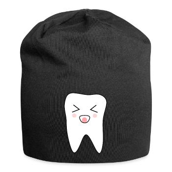 Dent Dents, Dents, Dentiste - Bonnet en jersey - noir - Devant