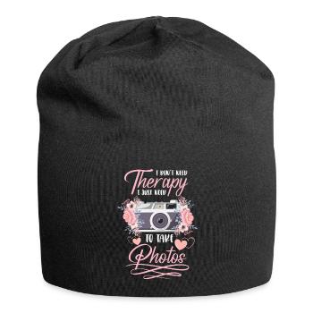 Kamera Fotografin Fantasie Fotoshooting - Jersey-Beanie - Schwarz - Vorne