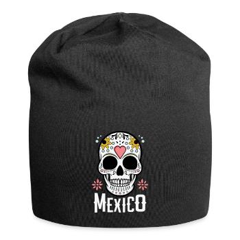 Crâne de sucre Mexique - Bonnet en jersey - noir - Devant