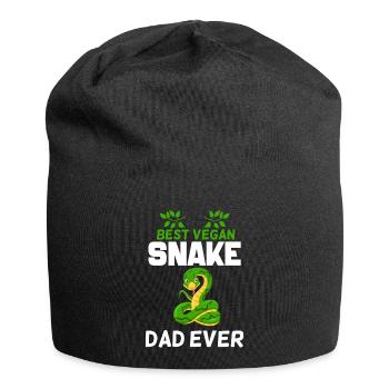 Snake pets | Snake Reptile Gifts - Jersey Beanie - black - Front