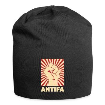 Antifa - Bonnet en jersey - noir - Devant