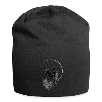 Hugin und Munin Raben - Jersey-Beanie - Schwarz - Vorne