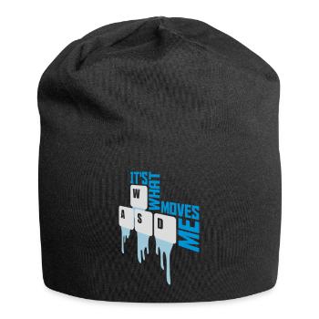 c’est ce qui m’émeut - Bonnet en jersey - noir - Devant