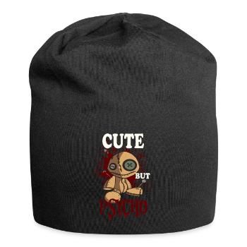 MIGNON MAIS PSYCHO Vaudou - Poupée - Bonnet en jersey - noir - Devant