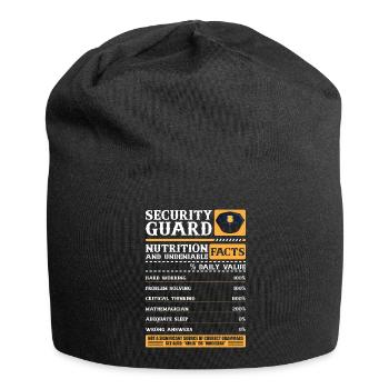 Service de protection de la profession d’agent de sécurité - Bonnet en jersey - noir - Devant