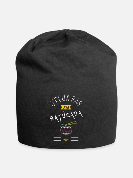 J'Peux pas J'Ai Batucada - Bonnet en jersey - noir