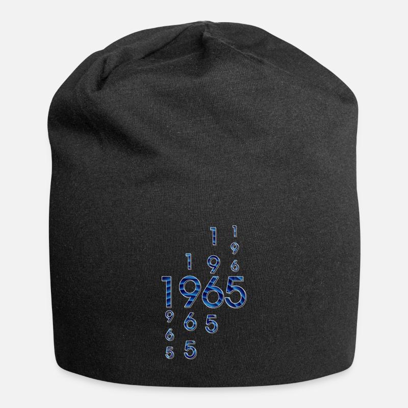 1965 year - Jersey Beanie - black