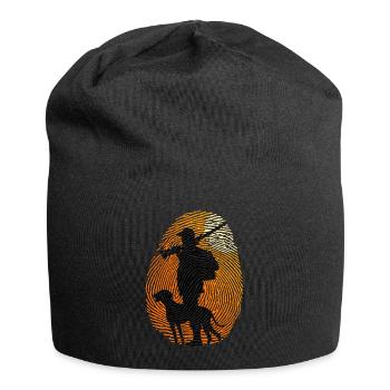 Jagd Jäger Jagd auf meine DNA - Jersey-Beanie - Schwarz - Vorne