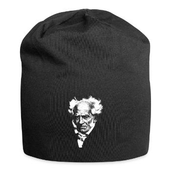 Artur Shopenhauer - Jersey-Beanie - Schwarz - Vorne