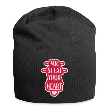 Mr steal your heart - Jersey Beanie - black - Front
