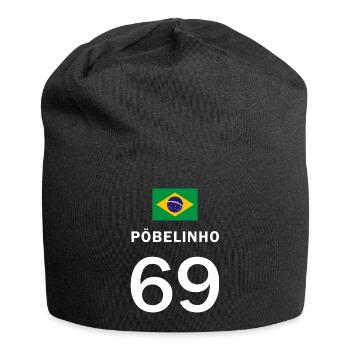 pöbelinho - Jersey-Beanie - Schwarz - Vorne