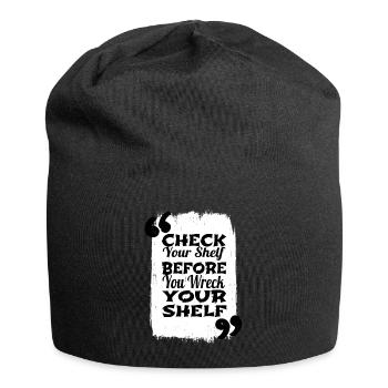 Dictons inspirants cadeau d’anniversaire génial - Bonnet en jersey - noir - Devant