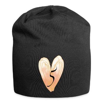 5 - Bonnet en jersey - noir - Devant