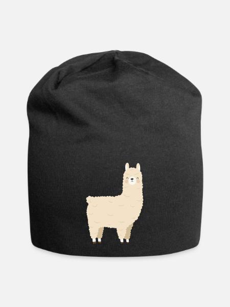 Alpaga - Bonnet en jersey - noir