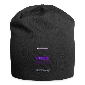 #pronounsarebeautiful purr/neutrx - Bonnet en jersey - noir - Devant