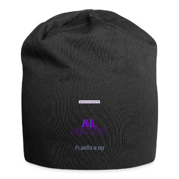 #pronounsarebeautiful al/neutrx - Bonnet en jersey - noir - Devant