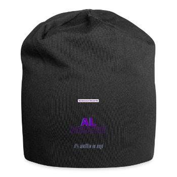 #pronounsarebeautiful al/neutre - Bonnet en jersey - noir - Devant