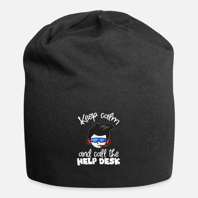 Help Desk Hero, Help Desk Technician - Jersey Beanie - black