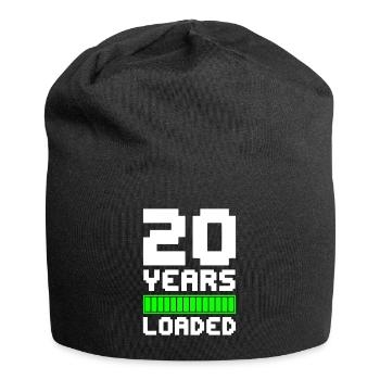 20 Years Loaded 20. Geburtstag - Jersey-Beanie - Schwarz - Vorne