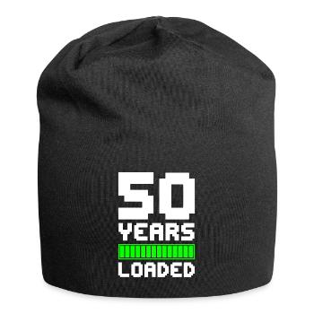 50 Years Loaded 50. Geburtstag - Jersey-Beanie - Schwarz - Vorne