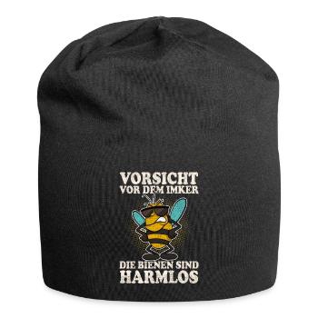 Imker Bienen Biene - Jersey-Beanie - Schwarz - Vorne