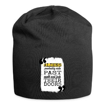 alien loving kid ancient egyptian aliens - Jersey-Beanie - Schwarz - Vorne