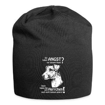 Angst vor Foxterrier? Herrchen - Jersey-Beanie - Schwarz - Vorne