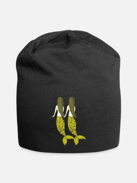 meerjungfrau 2er pack - Jersey-Beanie - Schwarz