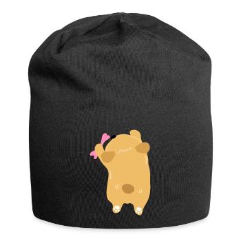 cute puppy - Jersey Beanie - black - Front