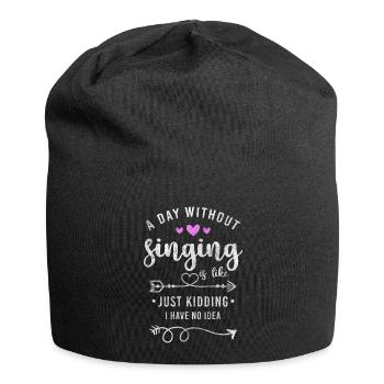 Chanteuse Melody Chant - Bonnet en jersey - noir - Devant