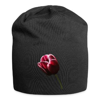Tulip Tulips - Jersey Beanie - black - Front