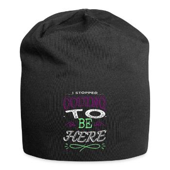 birthday present present idea computers father - Jersey-Beanie - Schwarz - Vorne