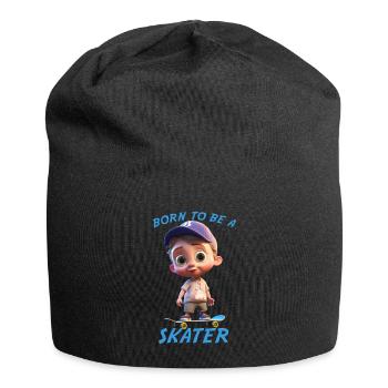 Born To Be A Skater (Boy) - Jersey Beanie - black - Front