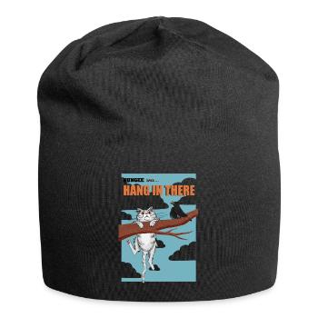 Hang in there 08 - Jersey-Beanie - Schwarz - Vorne