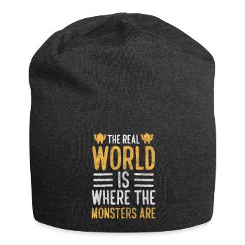 Monster Kreatur Verkleidung - Jersey-Beanie - Anthrazit - Vorne